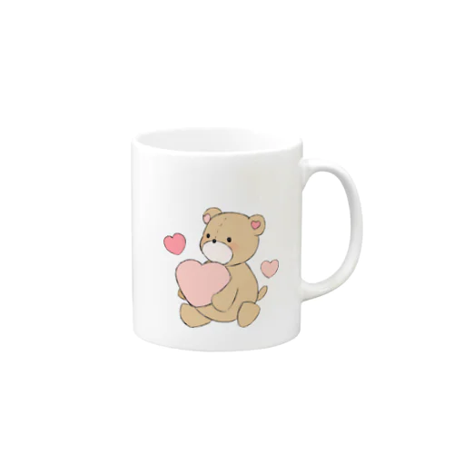 ハートが大好きなクマ🧸 Mug