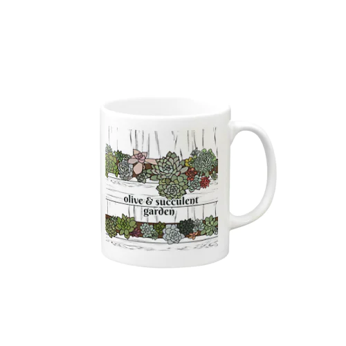 Olive&SucculentGarden公式グッズ Mug