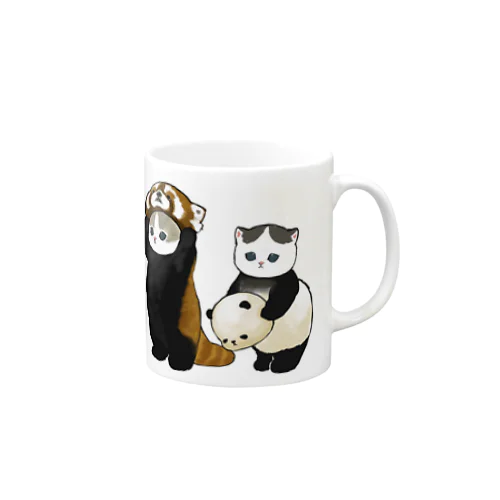 パンダです。 マグカップ