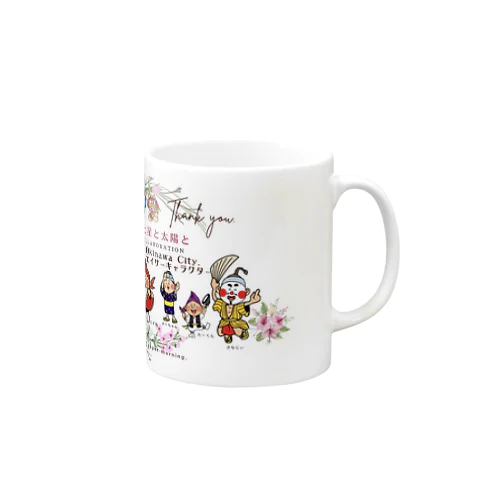 月星太陽＆エイサーキャラクターのcollaboration Mug