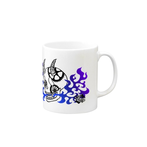 【切り絵】炎の悪魔 Mug