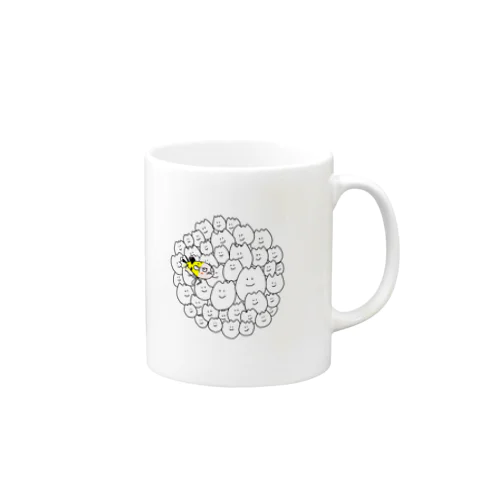 骨折ベタのハチ子 Mug