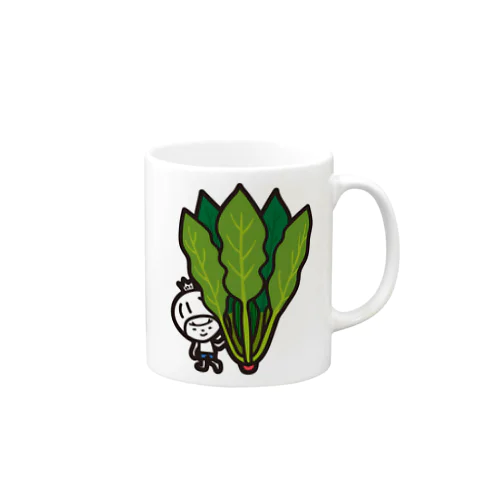 ほうれんそうときく Mug