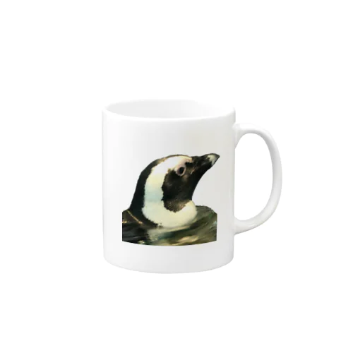 右向きペンギン Mug