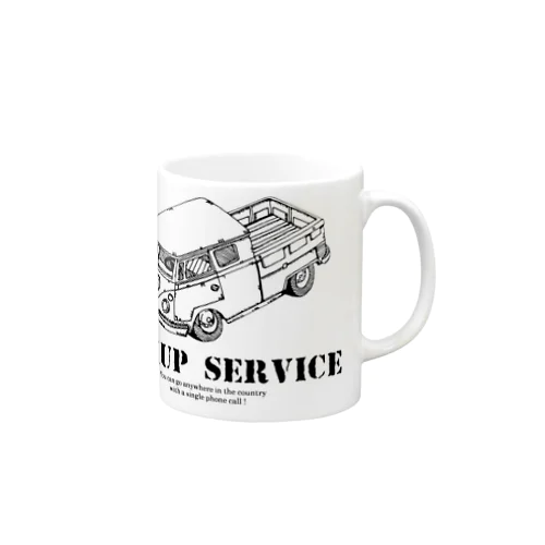 pick up service マグカップ