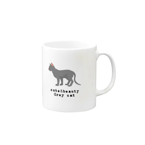 猫1-14 灰猫 Mug