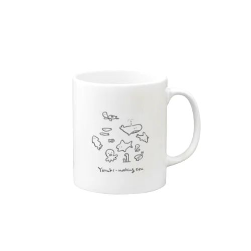 やる気のない海の生き物たち Mug