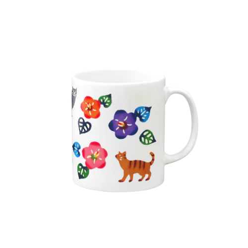 ユウナの花と島猫 Mug