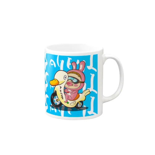 アヒル号だよ！さげみちゃん Mug