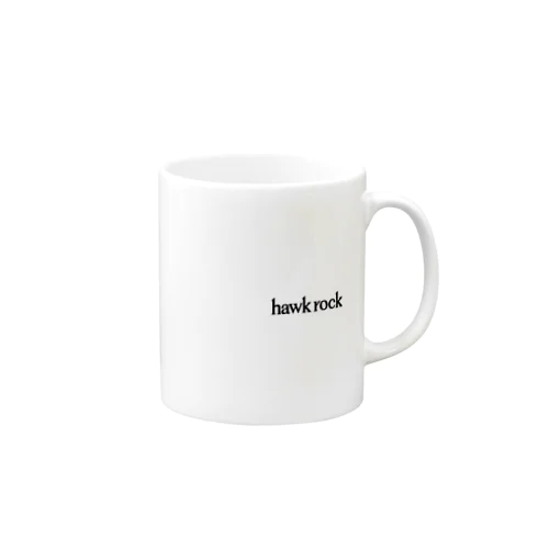 ホークロックのロゴ入り限定アイテム マグカップ