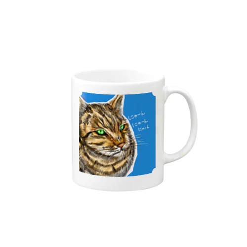 神社にいた猫 Mug