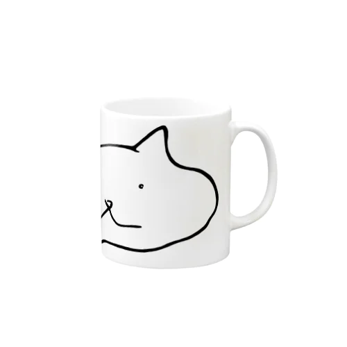 ヒゲなしつるにゃん Mug