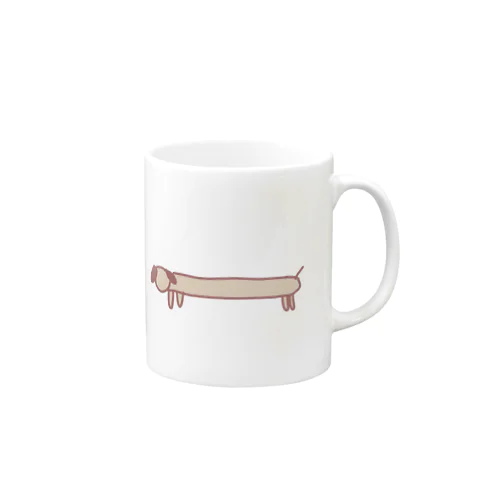 長すぎる犬 Mug