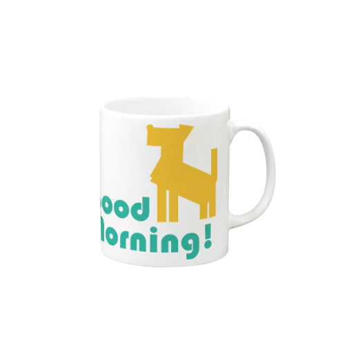 シルエットドッグ_Good Morning! Mug