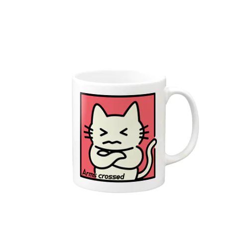 腕組み Mug