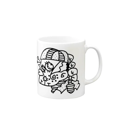 〜不思議シリーズ〜モノクロ❺ Mug