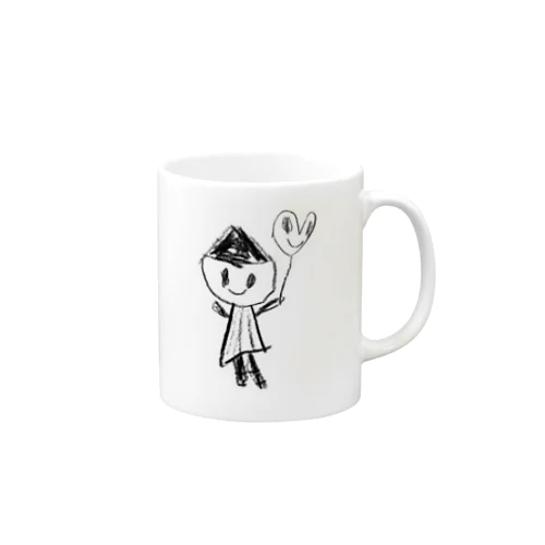 こまじょの「はるかぜ」ちゃん（ラブ風船） Mug