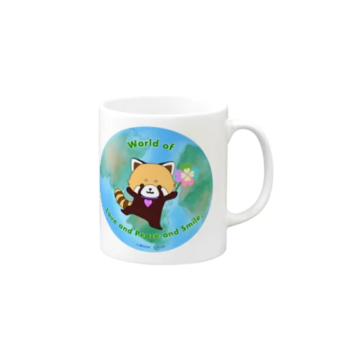 World of Love＆Peace＆Smile Vol.⑤ｰMonaくんver.ｰ Mug