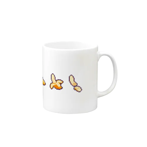 バナナドット絵 Mug