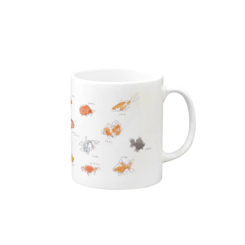 金魚10匹 Mug