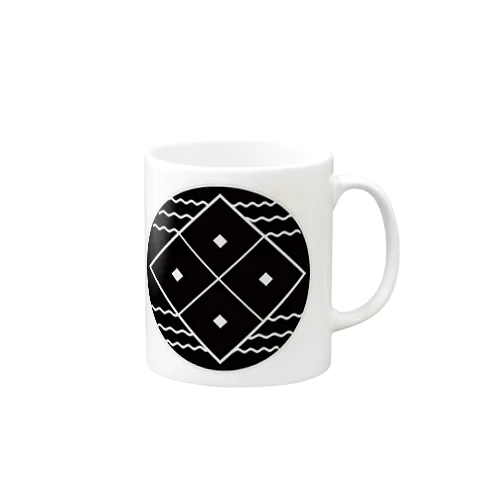 四ツ目屋浪六家紋シリーズ Mug