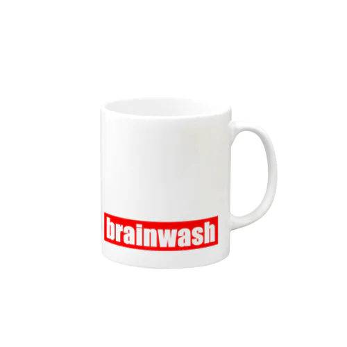 brainwash（シンプルデザイン） マグカップ