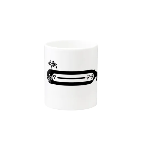 くーじら(かため)[黒] Mug