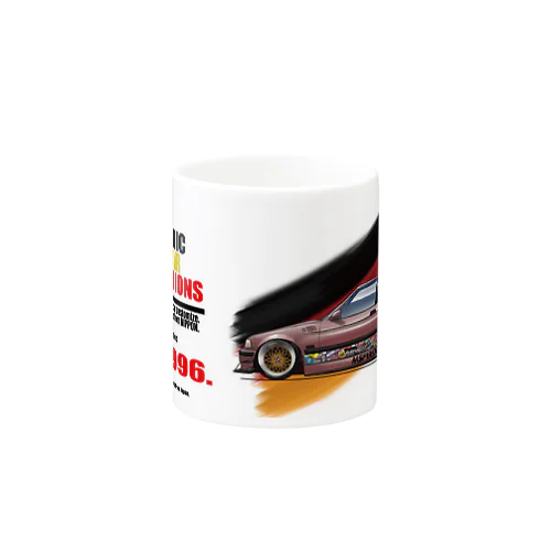 車のマグ（ボルドー） Mug