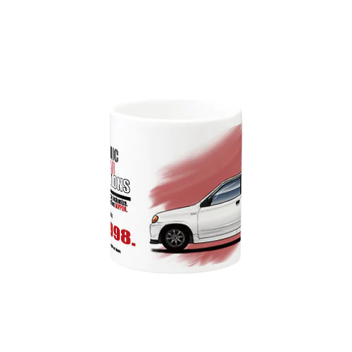 車のマグ（ホワイト）特注品 Mug