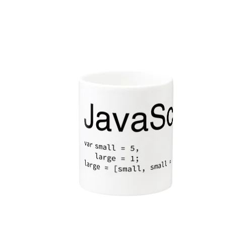 JavaScriptTシャツ // Single Line Swap Mug
