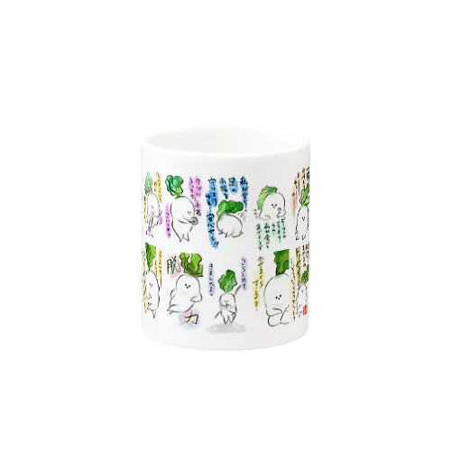 大根様呟きマグ Mug