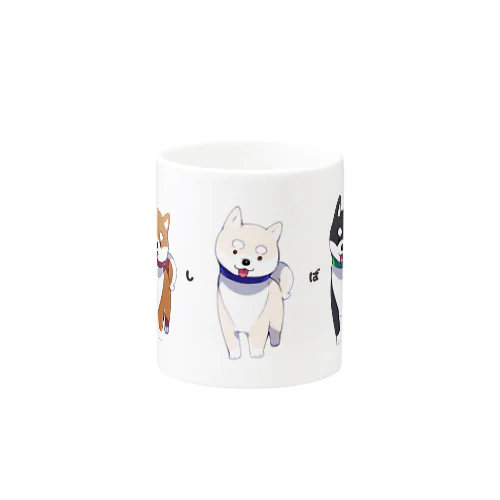 3色柴犬 Mug