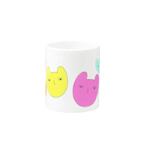 ニャー×6なのか。 Mug