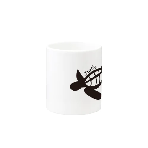 Turtle-Black Mug