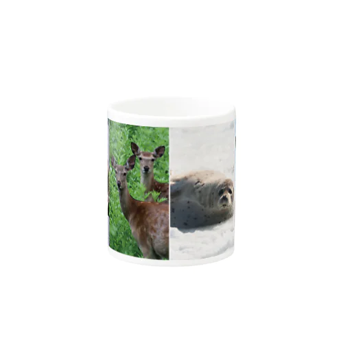 【サロベツの動物】四季折々 Mug