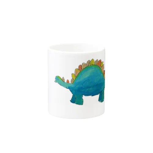 朝の海の色した恐竜 머그컵