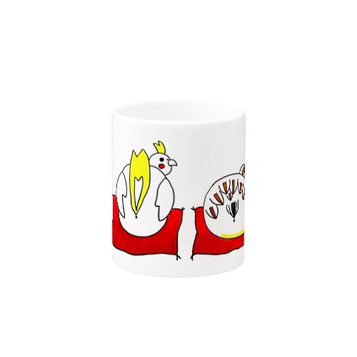 うずら饅頭 インコ饅頭 Mug