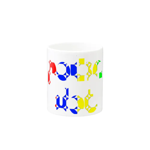 Square Polka Dot　ロゴ Mug