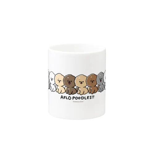 まんまるアフロのトイプードルず！ Mug