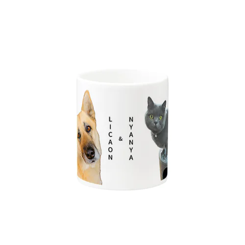 リカオンとにゃにゃ Mug