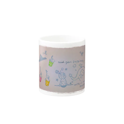 wish your happiness! Mug