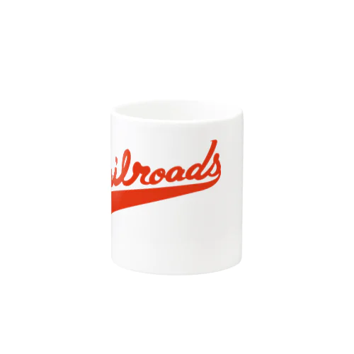 Railroadsロゴタイプ　あか Mug