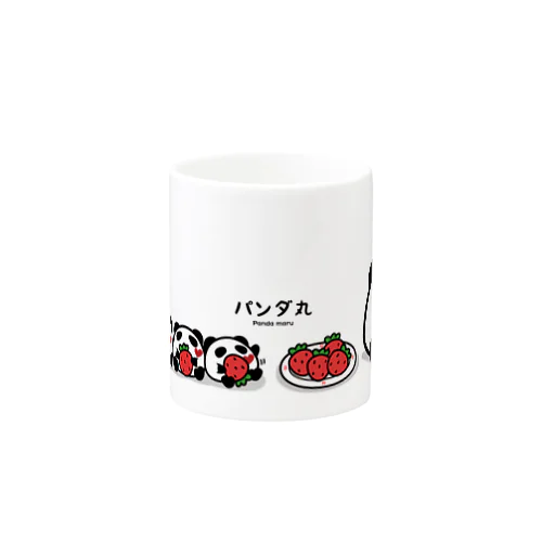 パンダ丸といちご Mug