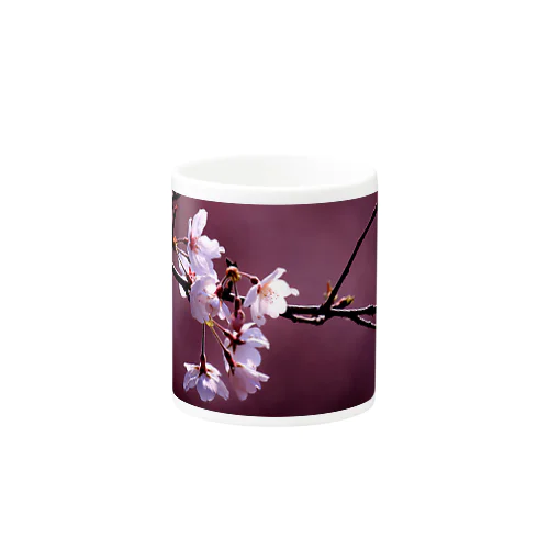 桜とあずき色 マグカップ