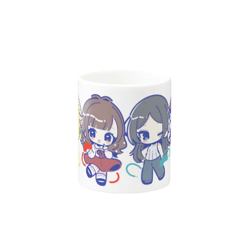 横並びおんなどもちゃん Mug