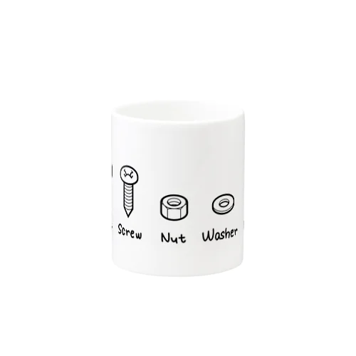 テクニカルイラスト　部品 Mug