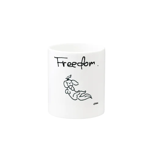 Freedom寝相 マグカップ マグカップ