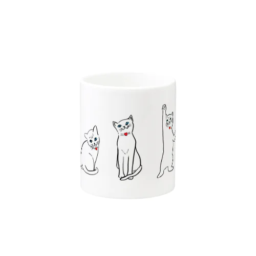 青い目のネコさん　№１ Mug