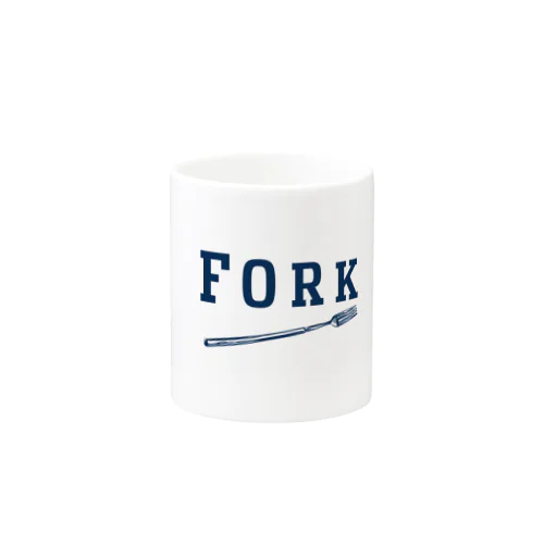 FORK (NAVY) マグカップ