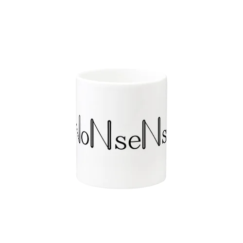 NoNseNse　LOGO 머그컵